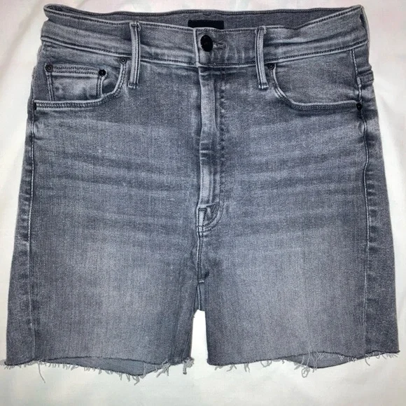 Mother High Waisted Weekender Skimp Size 27 Cutoffs Jeans Shorts Northern Lights - Picture 1 of 6
